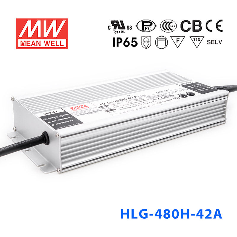 Mean Well HLG-480H-42A Power Supply 480W 42V - Adjustable 11.4A