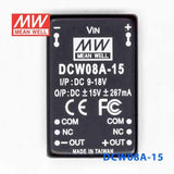 Mean Well DCW08A-15 DC-DC Converter - 8W - 9~18V in ±15V out 267mA - PHOTO 2