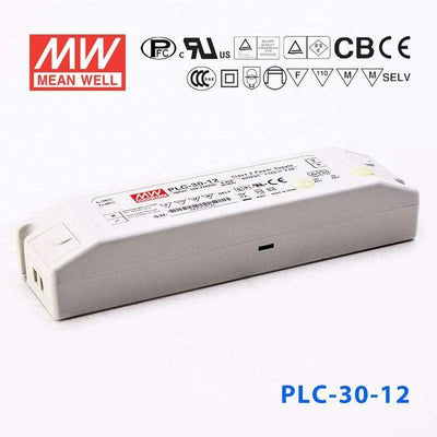 Mean Well PLC-30-12 Power Supply 30W 12V - PFC 2.5A