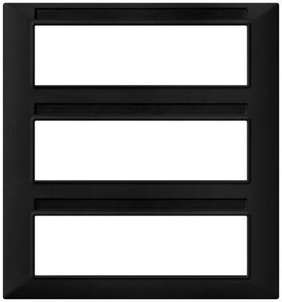 Vimar Plana Plate 21M Technopolymer Black