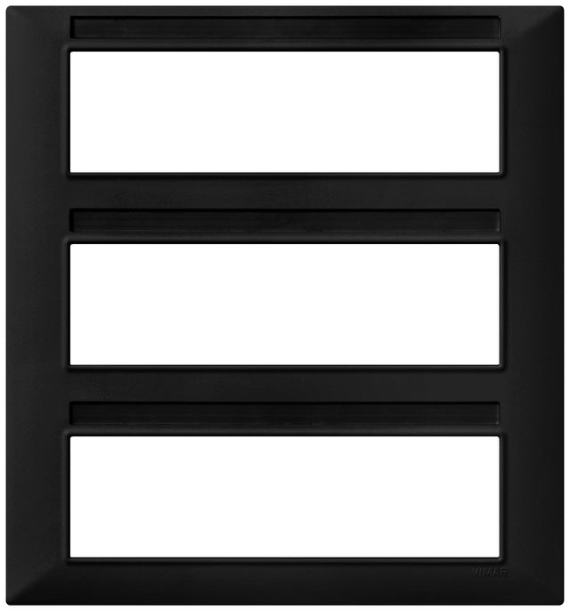Vimar Plana Plate 21M Technopolymer Black