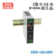 Mean Well XDR-120-48PI High-End Ultra Slim Industrial Din Rail Power Supply 120W 48V with Push In Connector 2.5A