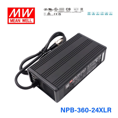 Mean Well NPB-360-24XLR Battery Charger 360W 24V 3 Pin Power Pin 12A