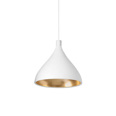 Pablo Pendant Swell XL Single Medium White / Brass