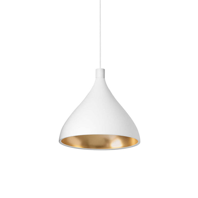 Pablo Pendant Swell XL Single Medium White / Brass