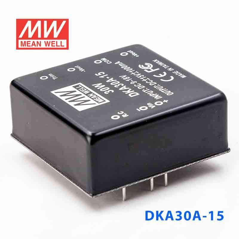 Mean Well DKA30A-15 DC-DC Converter - 30W - 9~18V in ±15V out 1A - PHOTO 1