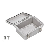 Boxco P-Series 135x185x85mm Plastic Enclosure, IP67, IK08, PC, Grey Cover, Molded Hinge and Latch Type - PHOTO 3