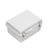 Boxco P-Series 170x220x110mm Plastic Enclosure, IP67, IK08, PC, Grey Cover, Molded Hinge and Latch Type - PHOTO 1
