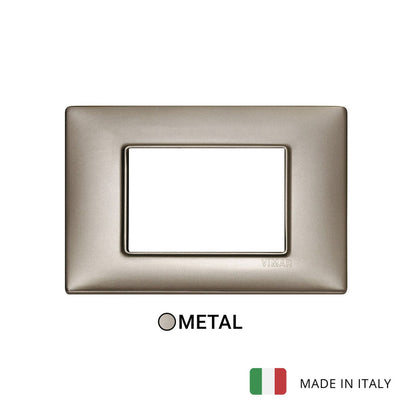 Vimar Plana Plate 3M met. Pearl Nickel