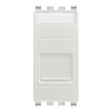 Eikon RJ45 Cat 6 UTP Outlet With Cover Silver