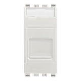 Eikon RJ45 Cat 6 UTP Outlet With Cover Silver