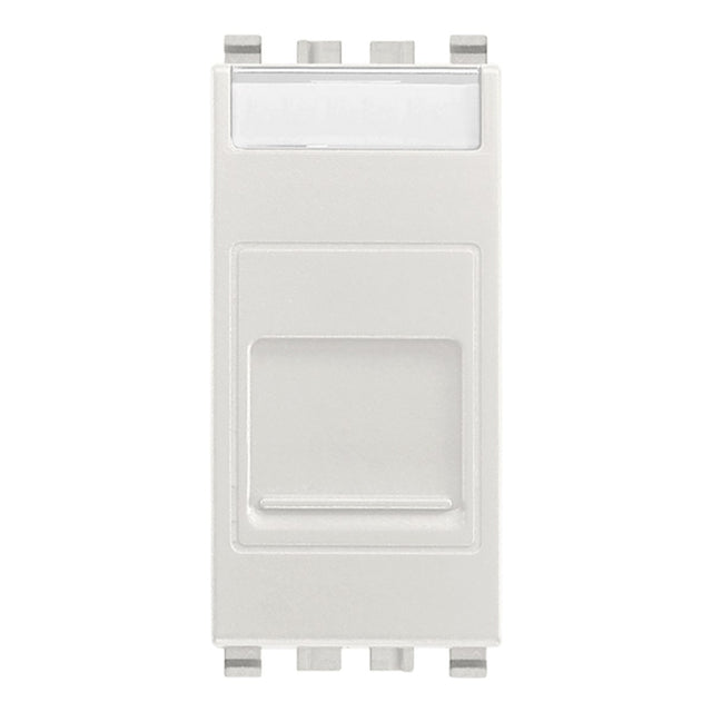 Eikon RJ45 Cat 6 UTP Outlet With Cover Silver