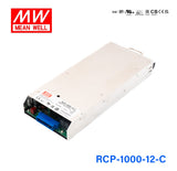 Mean Well RCP-1000-12-C AC-DC 19 inch rack power supply with PFC 1000W 60A