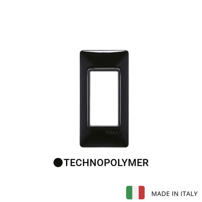 Vimar Plana Plate 1Mpan Technopolymer Black