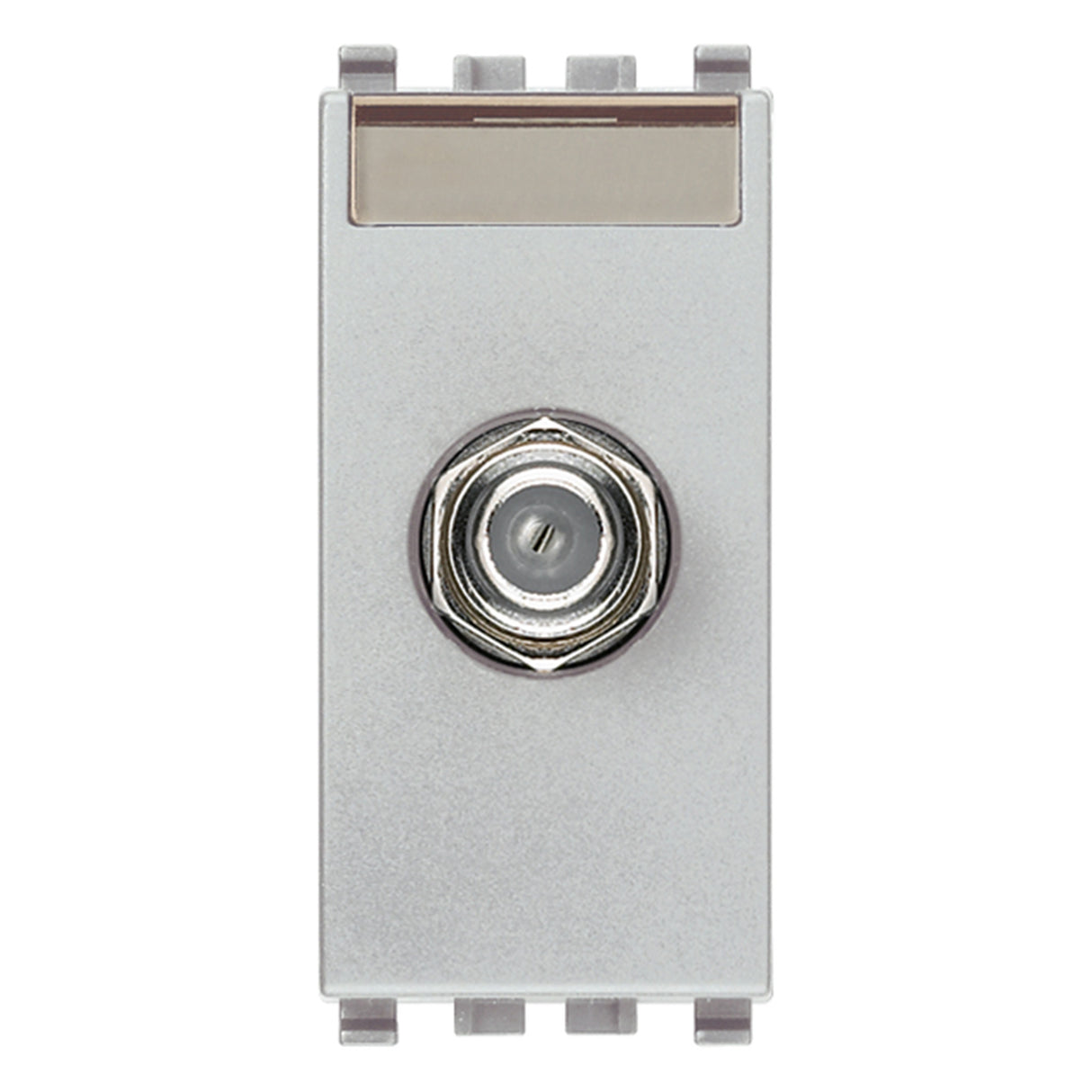 Eikon F Type Female Socket Connector Silver