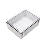 Boxco P-Series 300x400x150mm Plastic Enclosure, IP67, IK08, ABS, Transparent Cover, Molded Hinge and Latch Type - PHOTO 1