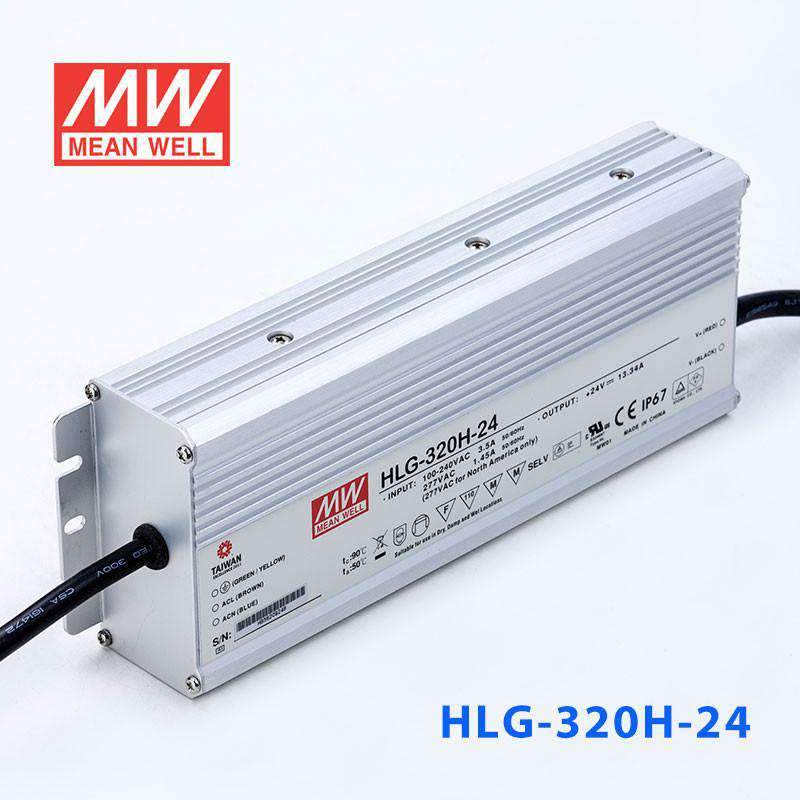 Mean Well S-HLG-320H-24 Power Supply 320W 24V with AU/NZ plug 13.34A - PHOTO 1
