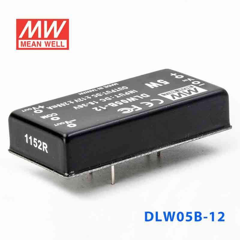 Mean Well DLW05B-12 DC-DC Converter - 5W - 18~36V in ±12V out 208mA - PHOTO 1