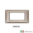Vimar Plana Plate 4M met. Pearl Nickel
