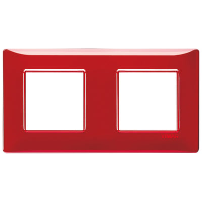 Vimar Plana Plate 4M(2+2) Reflex Ruby