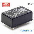 Mean Well SCW05B-12 DC-DC Converter - 5W 18~36V DC in 12V out 470mA