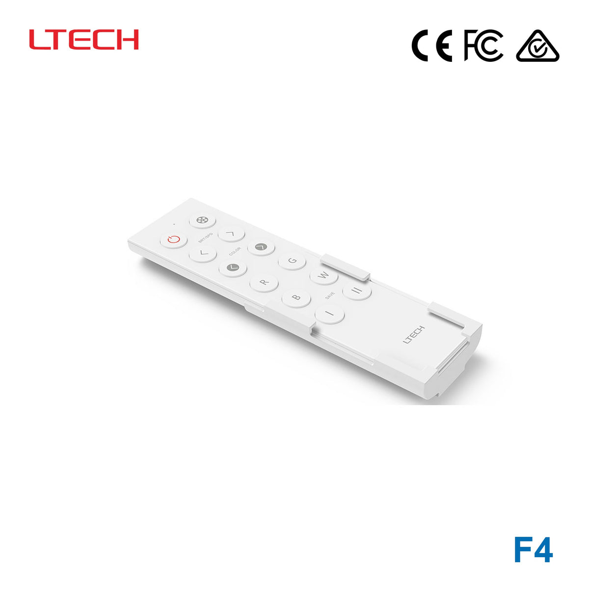Ltech F4 Wireless RF Single-zone Remote - RGBW