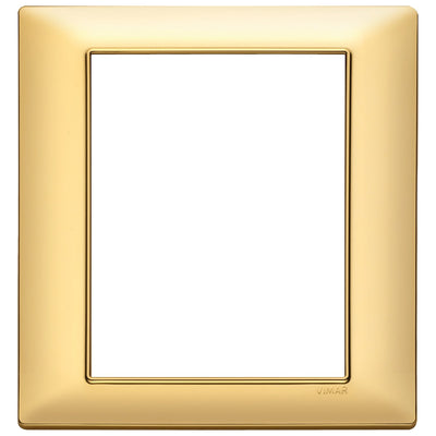 Vimar Plana Plate 8M Technopolymer Matt Gold