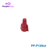 Purple Plug Wire Connector Nut 18-8AWG, P13 Terminal, 300V Rated