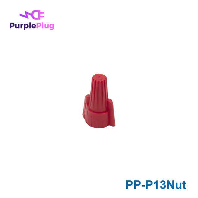 Purple Plug Wire Connector Nut 18-8AWG, P13 Terminal, 300V Rated