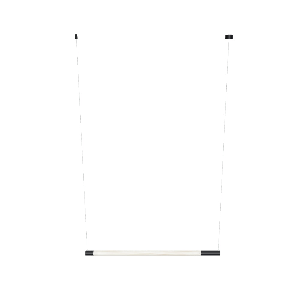 Horizontal Spindle Pendant 1180 — Alabaster