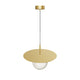 Orbi Disc Pendant 300 — Alabaster