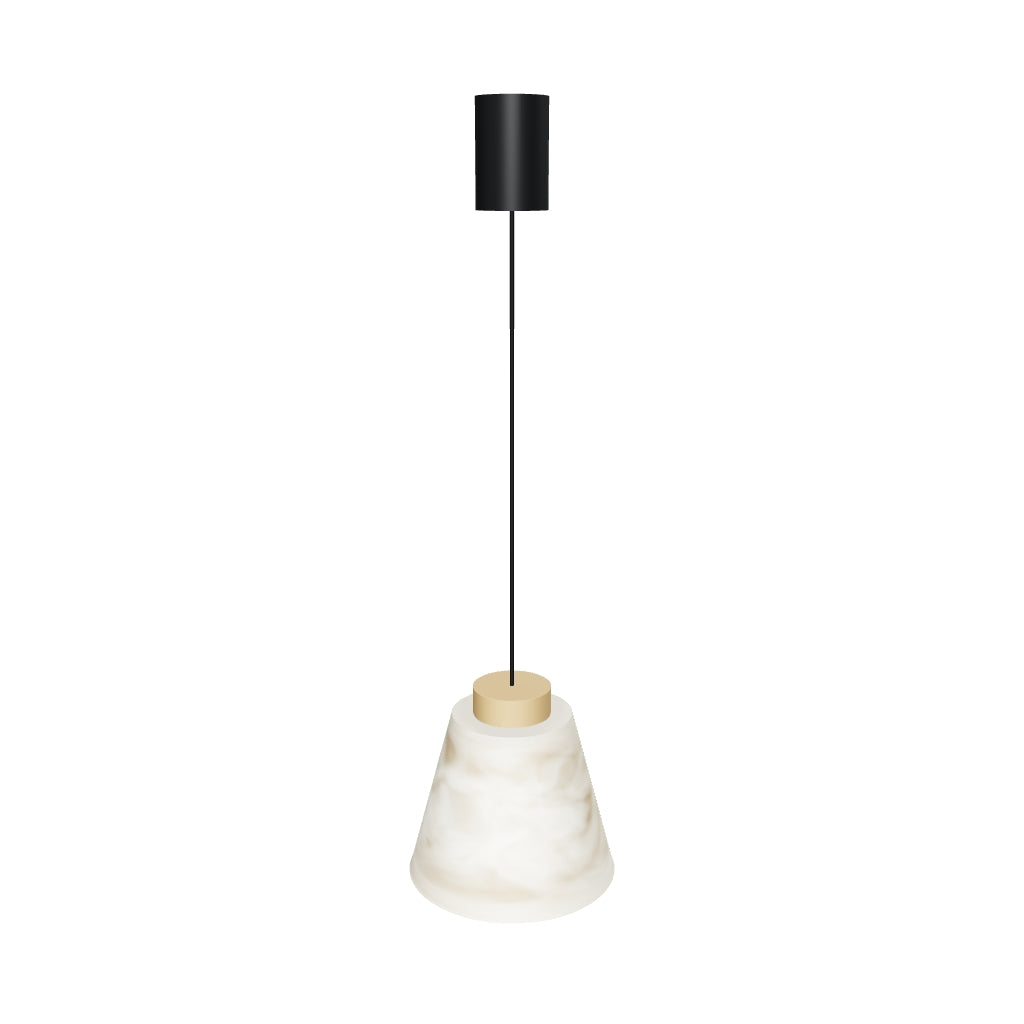 Shade Pendant 120 — Alabaster