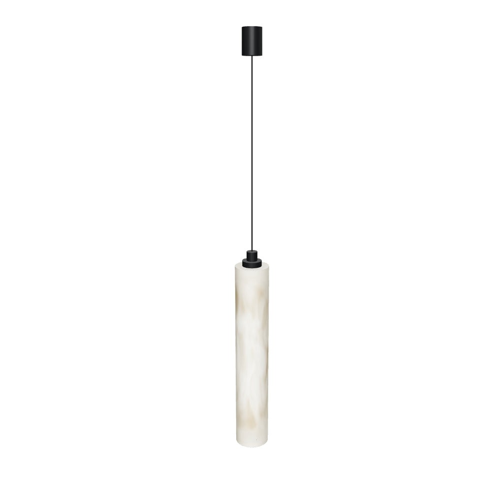 Vertical Spindle Pendant 400 — Alabaster