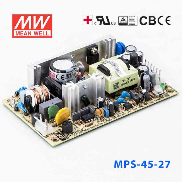 Mean Well MPS-45-27 Power Supply 45W 27V