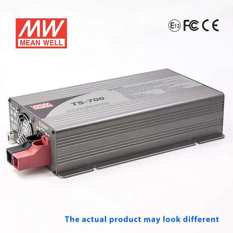 Mean Well TS-700-124A True Sine Wave 700W 110V 38A - DC-AC Power Inverter