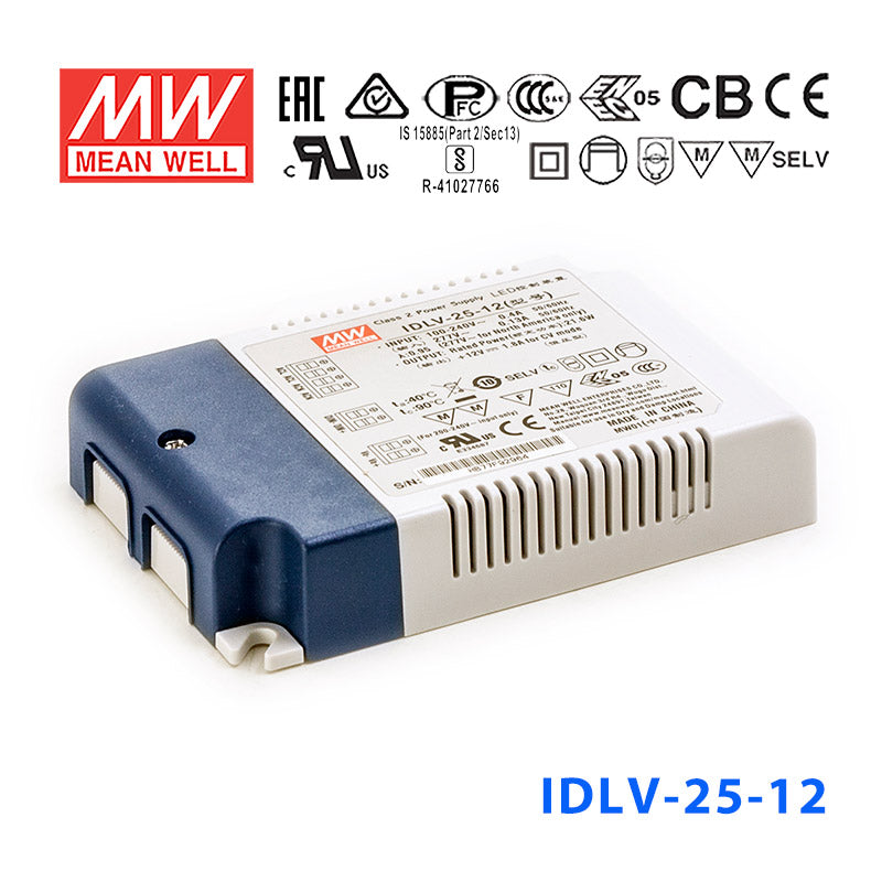Mean Well IDLV-25-12 Power Supply 25W 12V, Dimmable
