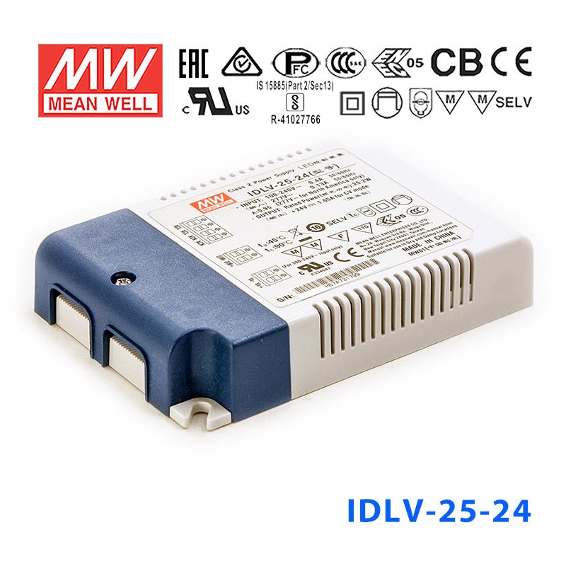 Mean Well IDLV-25-24 Power Supply 25W 24V, Dimmable