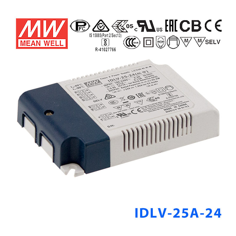 Mean Well IDLV-25A-24 Power Supply 25W 24V (Auxiliary DC output)