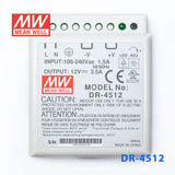 Mean Well DR-4512 AC-DC Industrial DIN rail power supply 45W - PHOTO 2