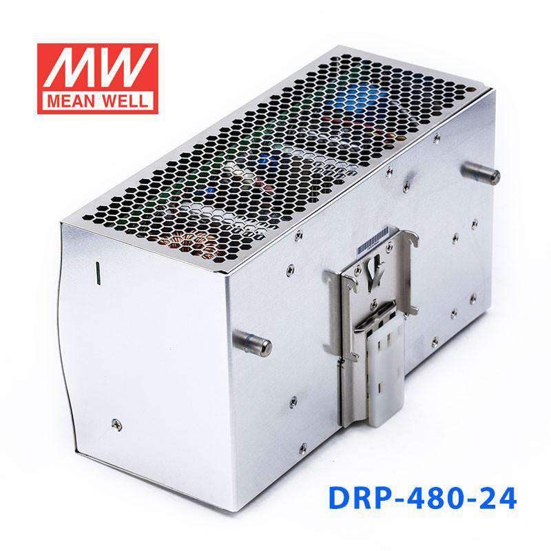 Mean Well DRP-480-24 AC-DC Industrial DIN rail power supply 480W - PHOTO 3