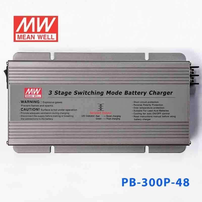Mean Well PB-300P-48 Battery Chargers 300W 57.6V 3.2A - 3 Stage W/PFC