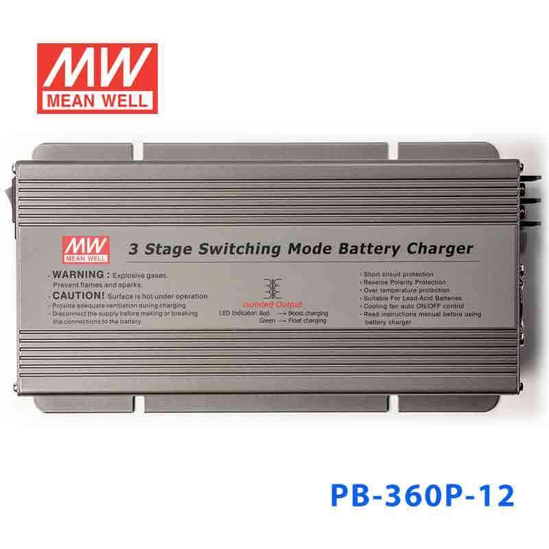 Mean Well PB-360P-12 Battery Chargers 360W 14.4V 24.3A - 3 Stage W/PFC