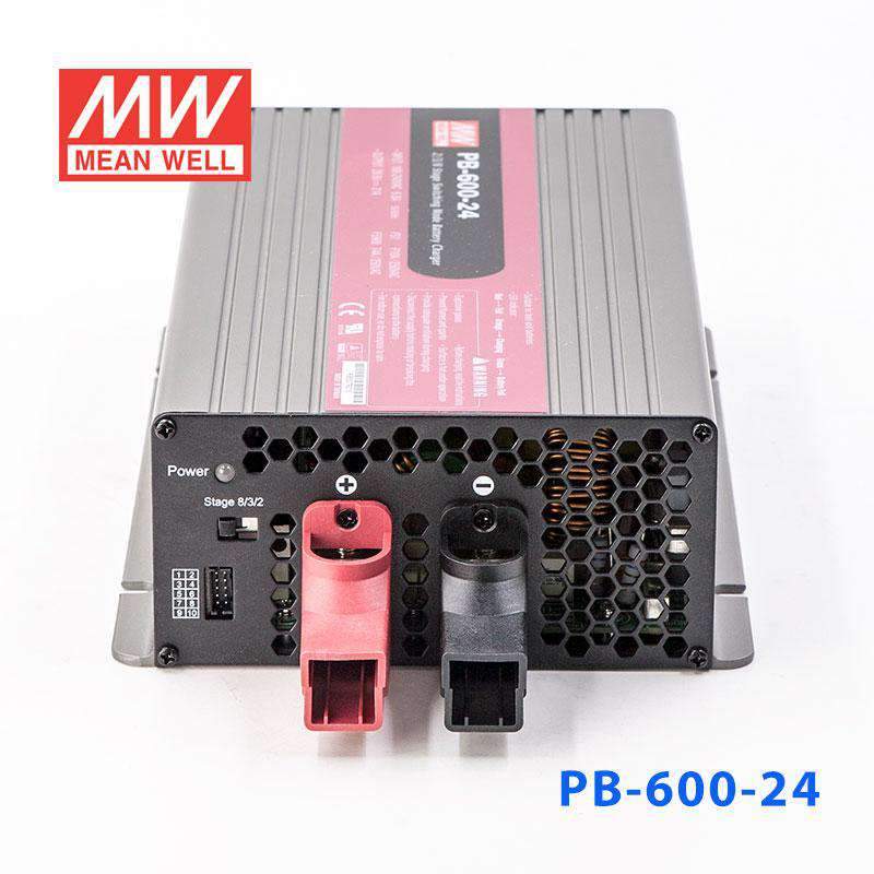 Mean Well PB-600-24 Battery Chargers 600W 28.8V 21A - 2/3/8 Stage W/PFC