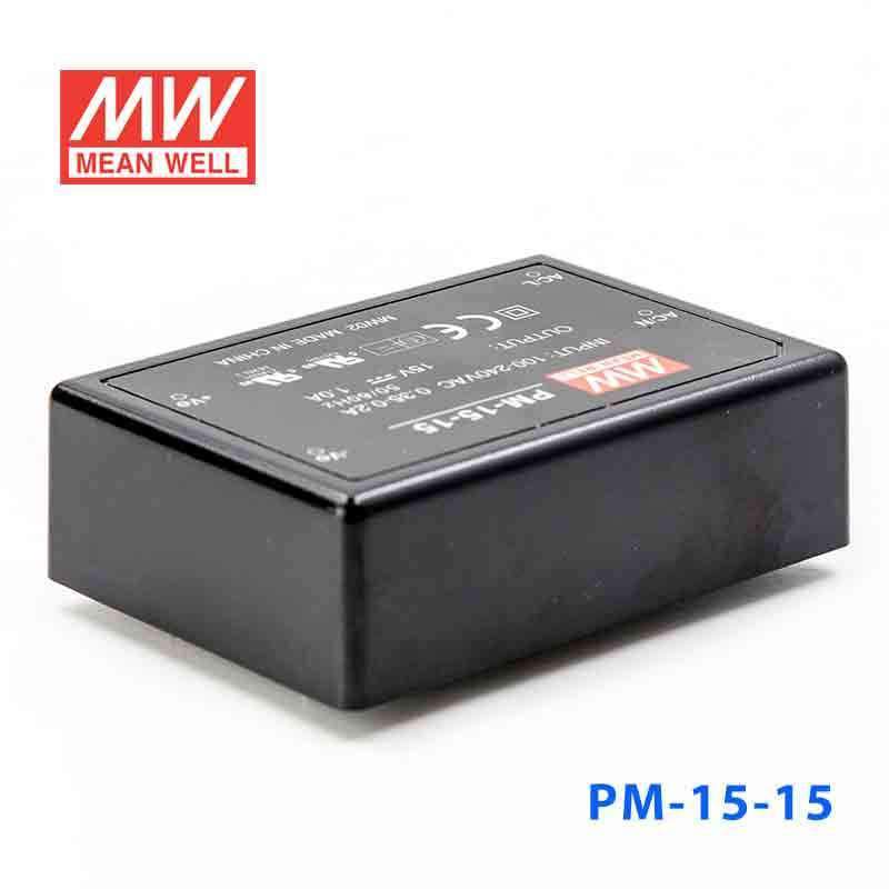 Mean Well PM-15-15 Power Supply 15W 15V