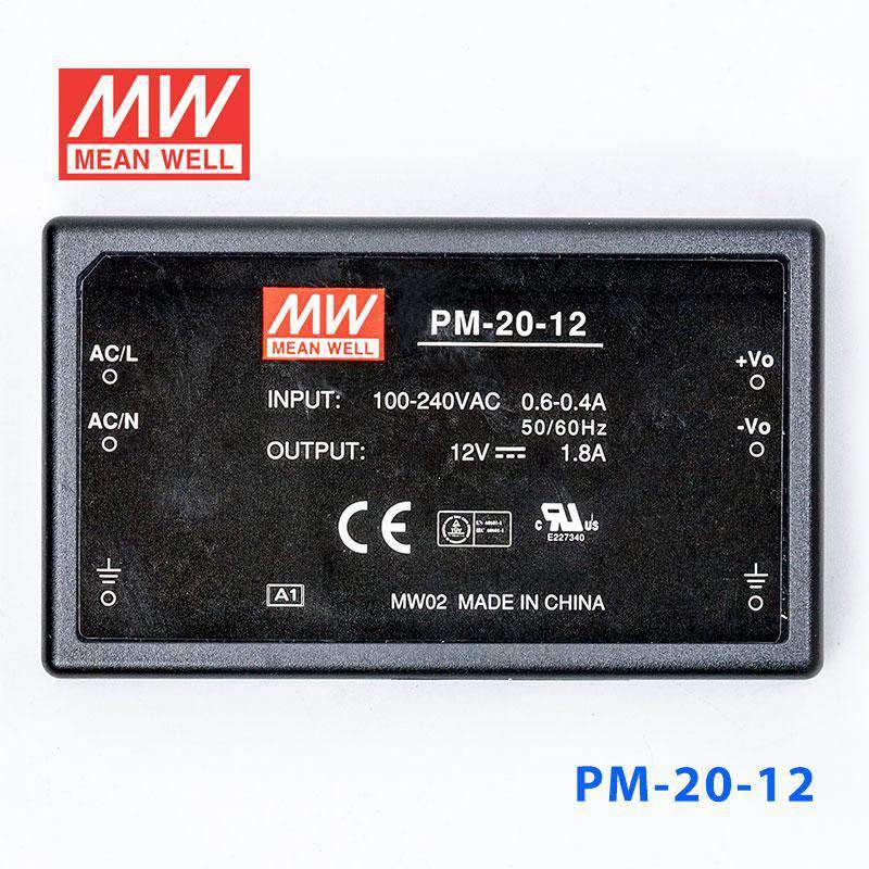 Mean Well PM-20-12 Power Supply 20W 12V