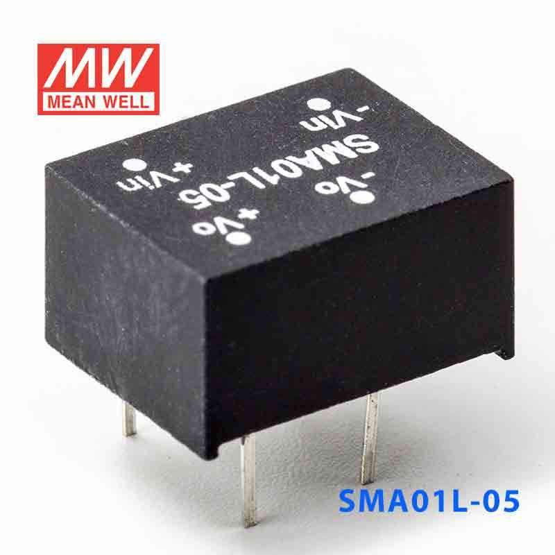Mean Well SMA01L-05 DC-DC Converter - 1W - 4.5~5.5V in 5V out