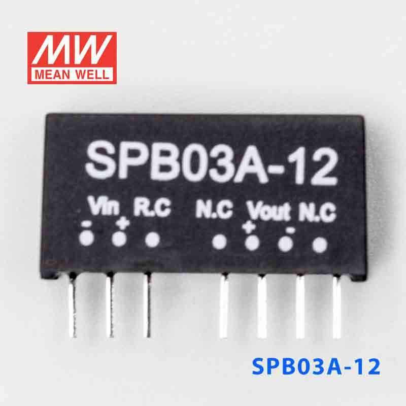 Mean Well SPB03A-12 DC-DC Converter - 3W - 9~18V in 12V out - PHOTO 2