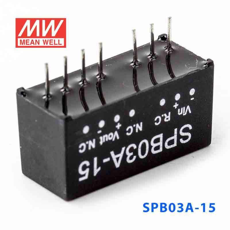 Mean Well SPB03A-15 DC-DC Converter - 3W - 9~18V in 15V out - PHOTO 3