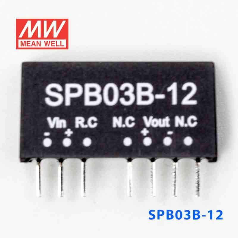 Mean Well SPB03B-12 DC-DC Converter - 3W - 18~36V in 12V out - PHOTO 2