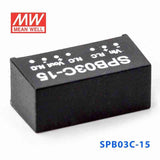 Mean Well SPB03C-15 DC-DC Converter - 3W - 36~72V in 15V out - PHOTO 1